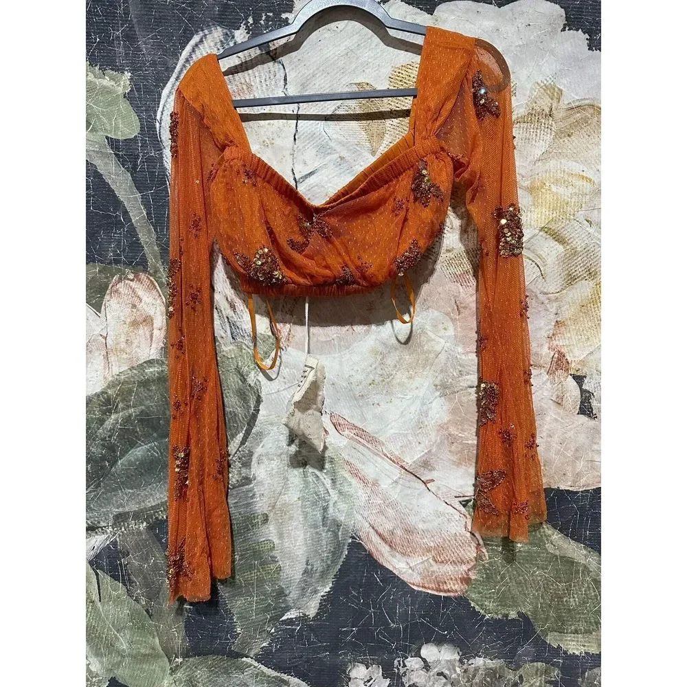 New Free People Summer Spice Top Size S